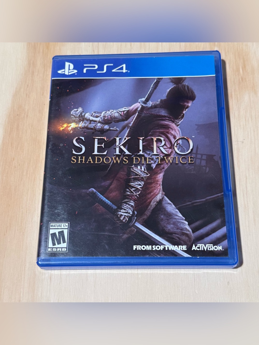 Sekiro Shadows Die Twice Sony PS4 Game Disc No Manual Tested Great Read Info Blw